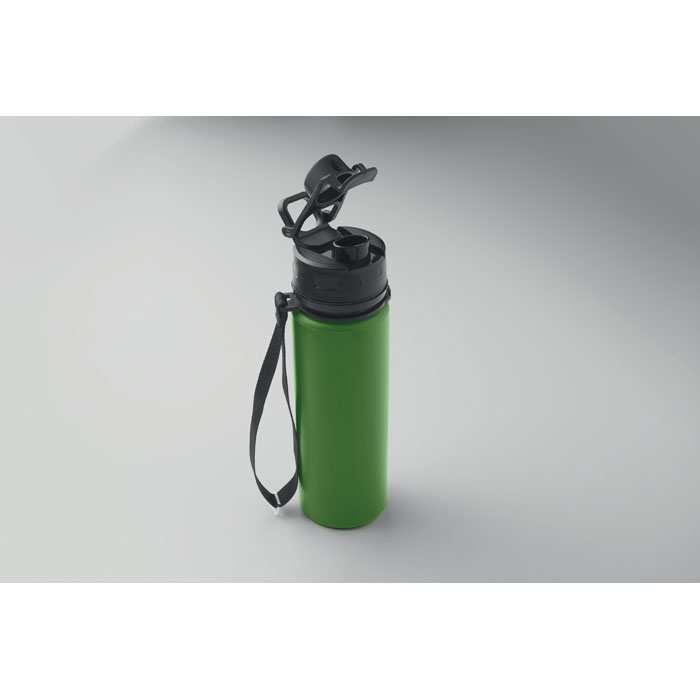 Foldable silicone sports bottle Verde Scuro item detail picture