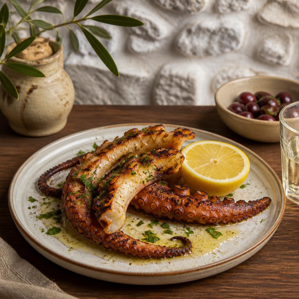 Pulpo a la brasa 0 0