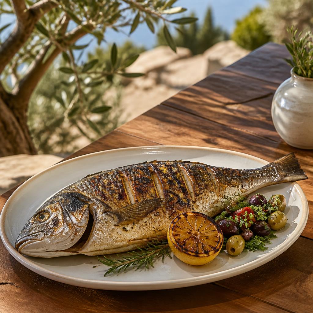 Gegrillte Dorade 0 0