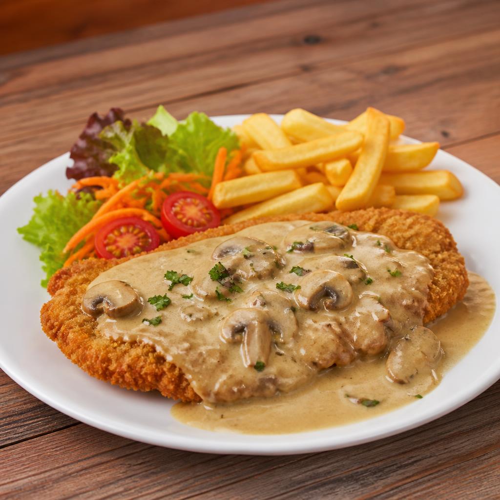 Pork Schnitzel a la Crème 0 0