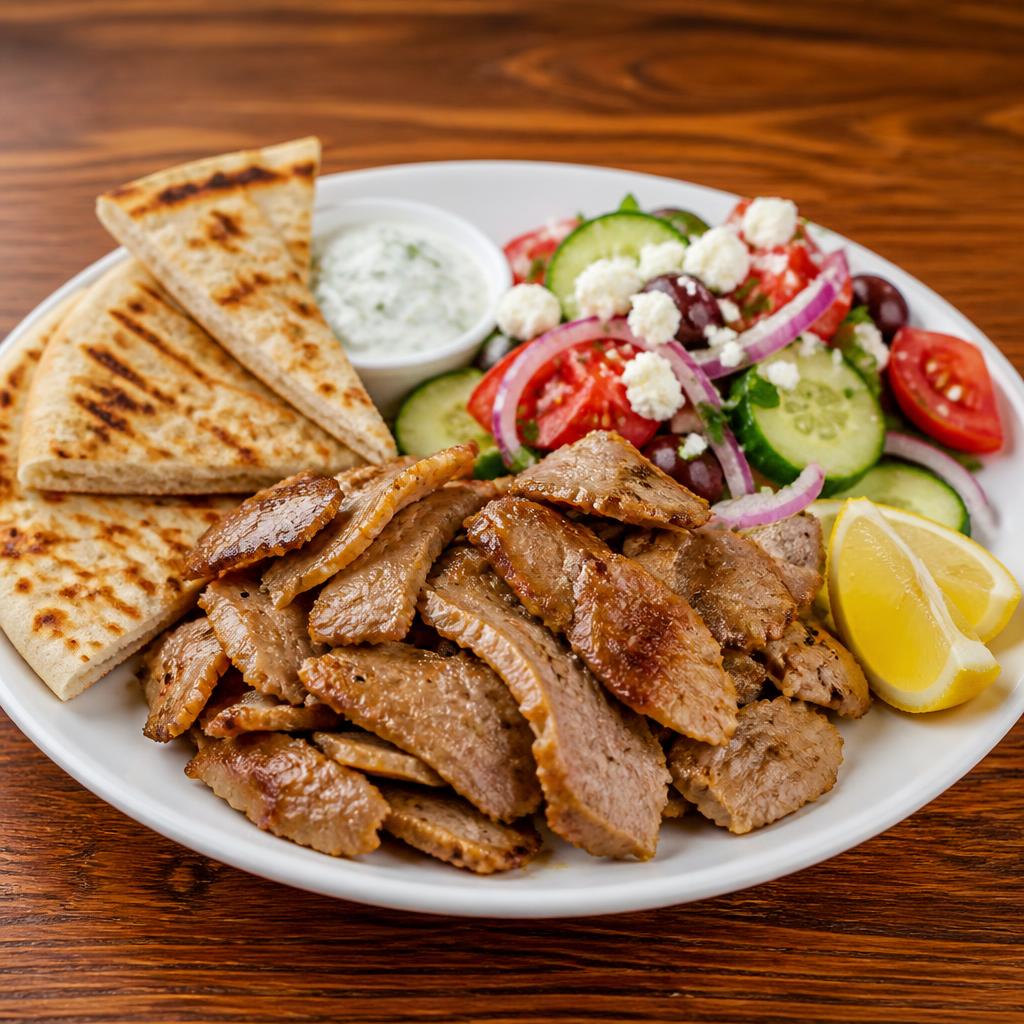 Half Pork Gyros Plate 0 0