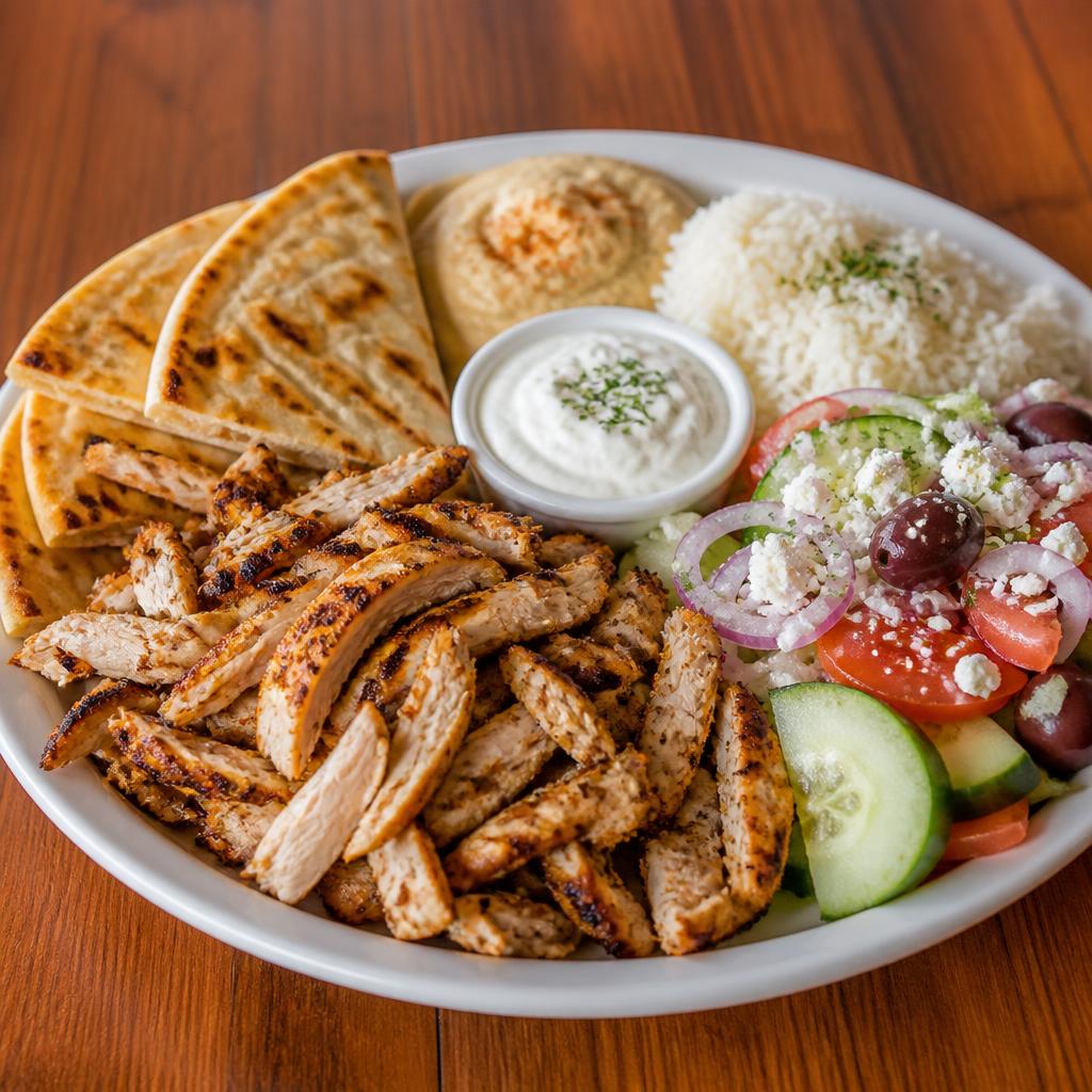 Half Chicken Gyros Plate 0 0