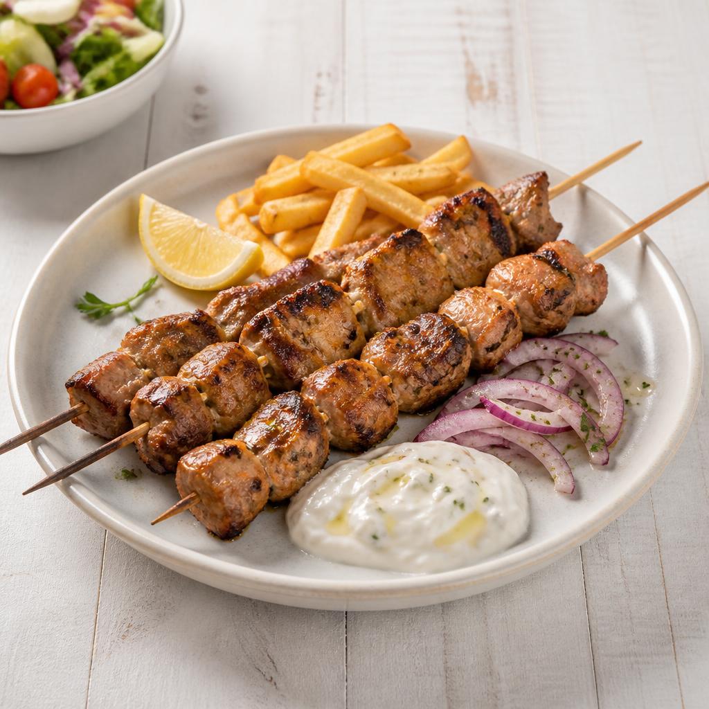 Pork Kontosouvli 0 0