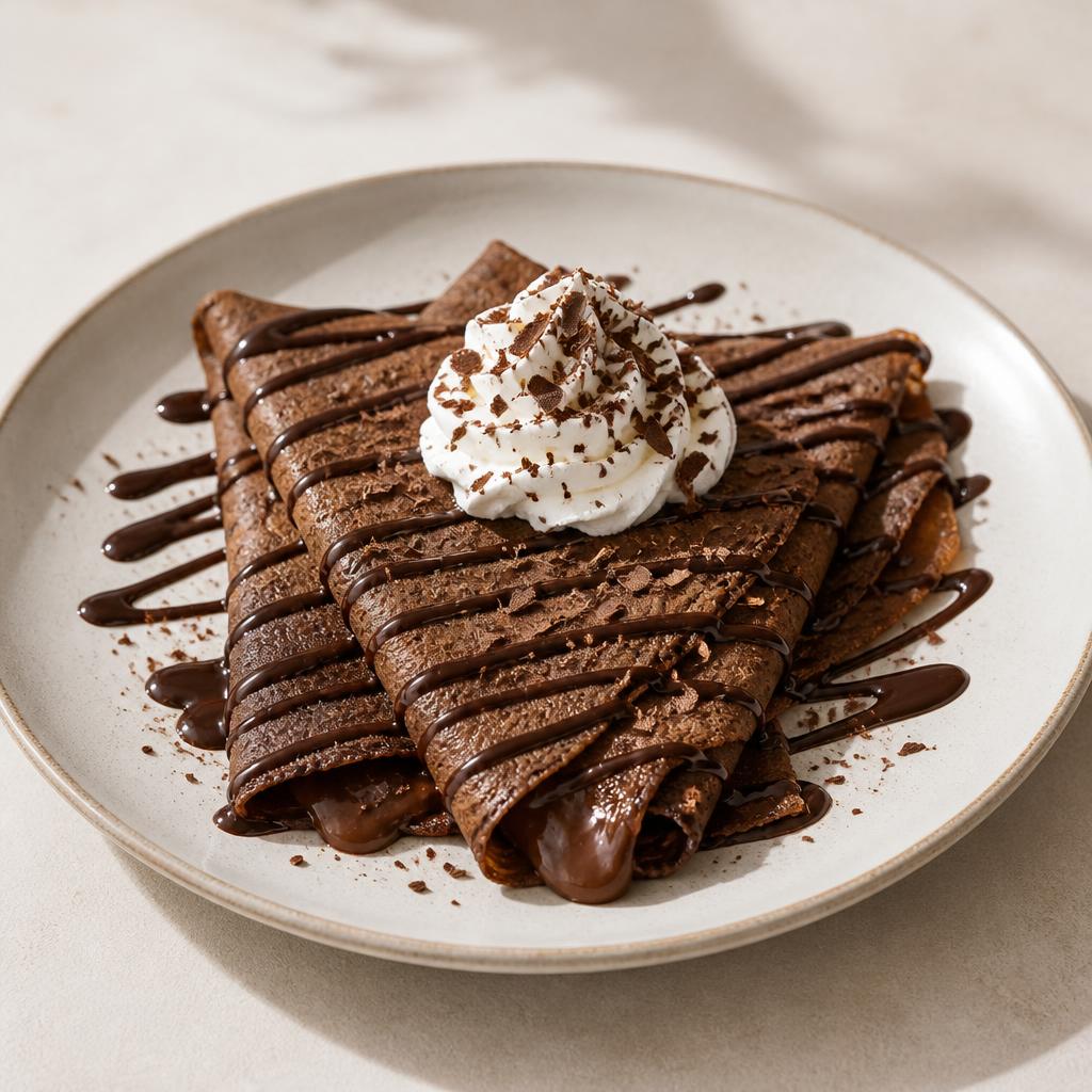 Chocolate crepe