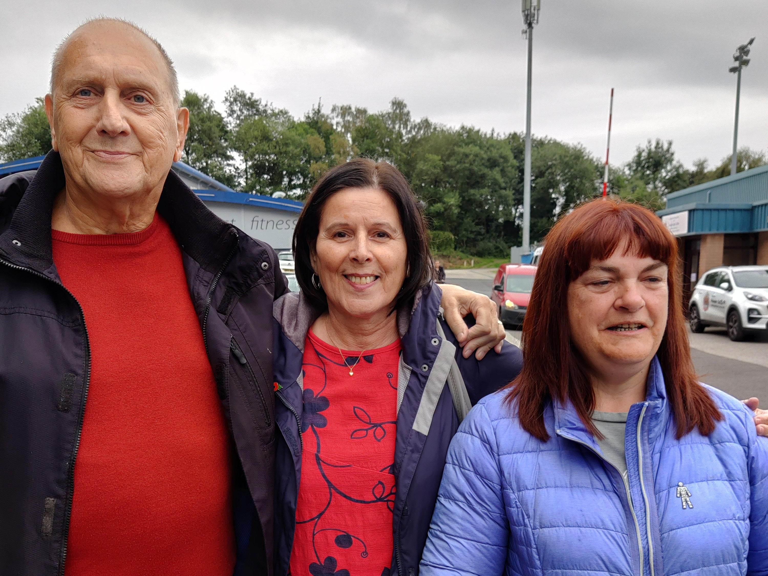 Adrian and Ginny Alexander with Ros Birch