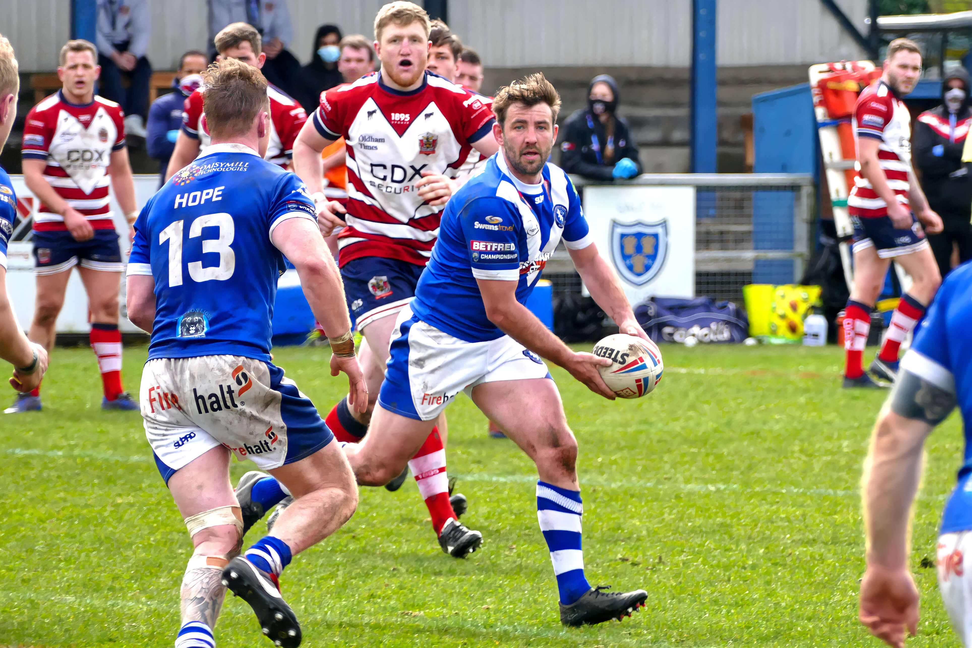 Martyn Ridyard in action for Swinton