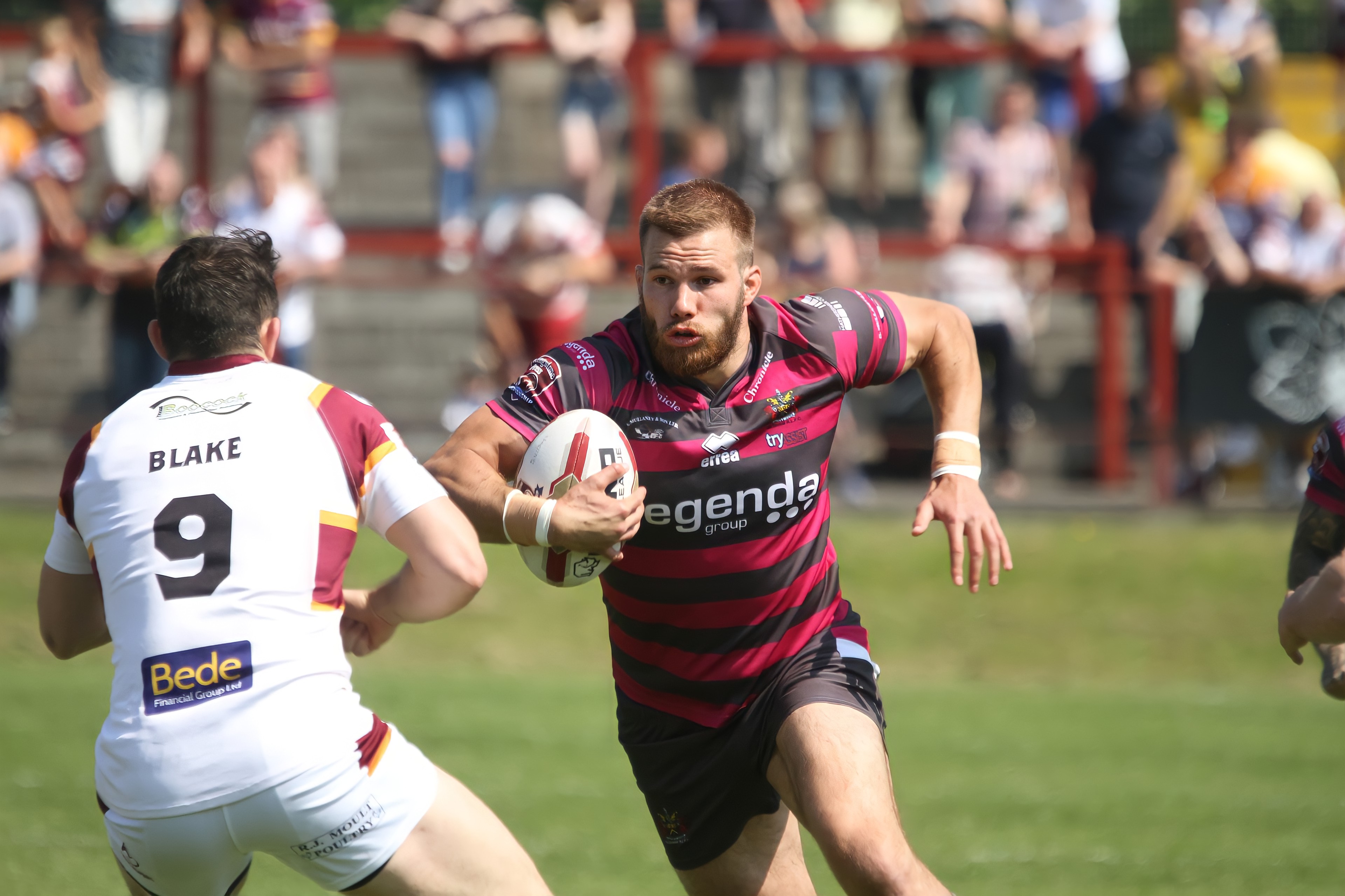 Tom Spencer in action for Oldham in 2016