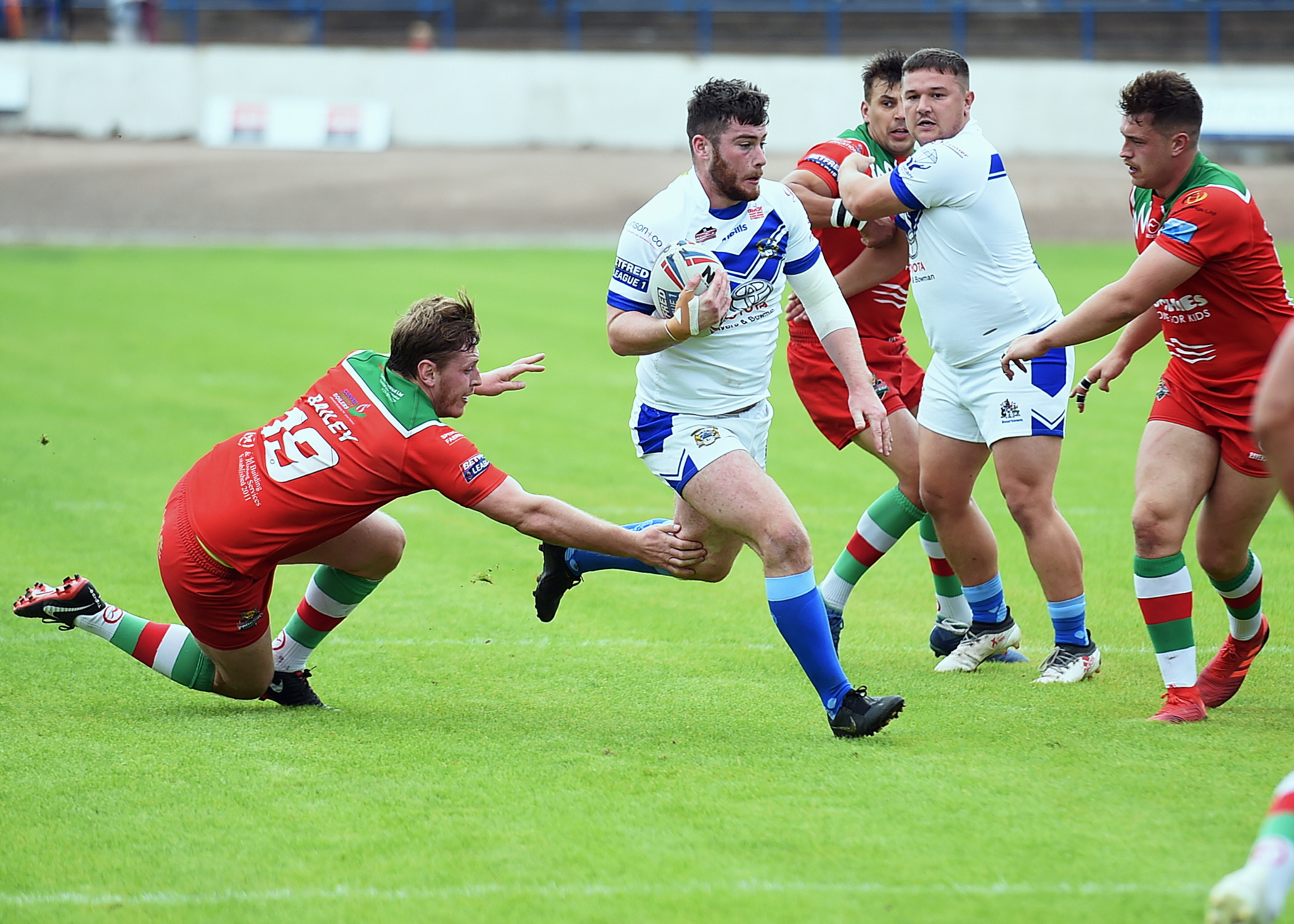 O&rsquo;Donnell in action for Workington