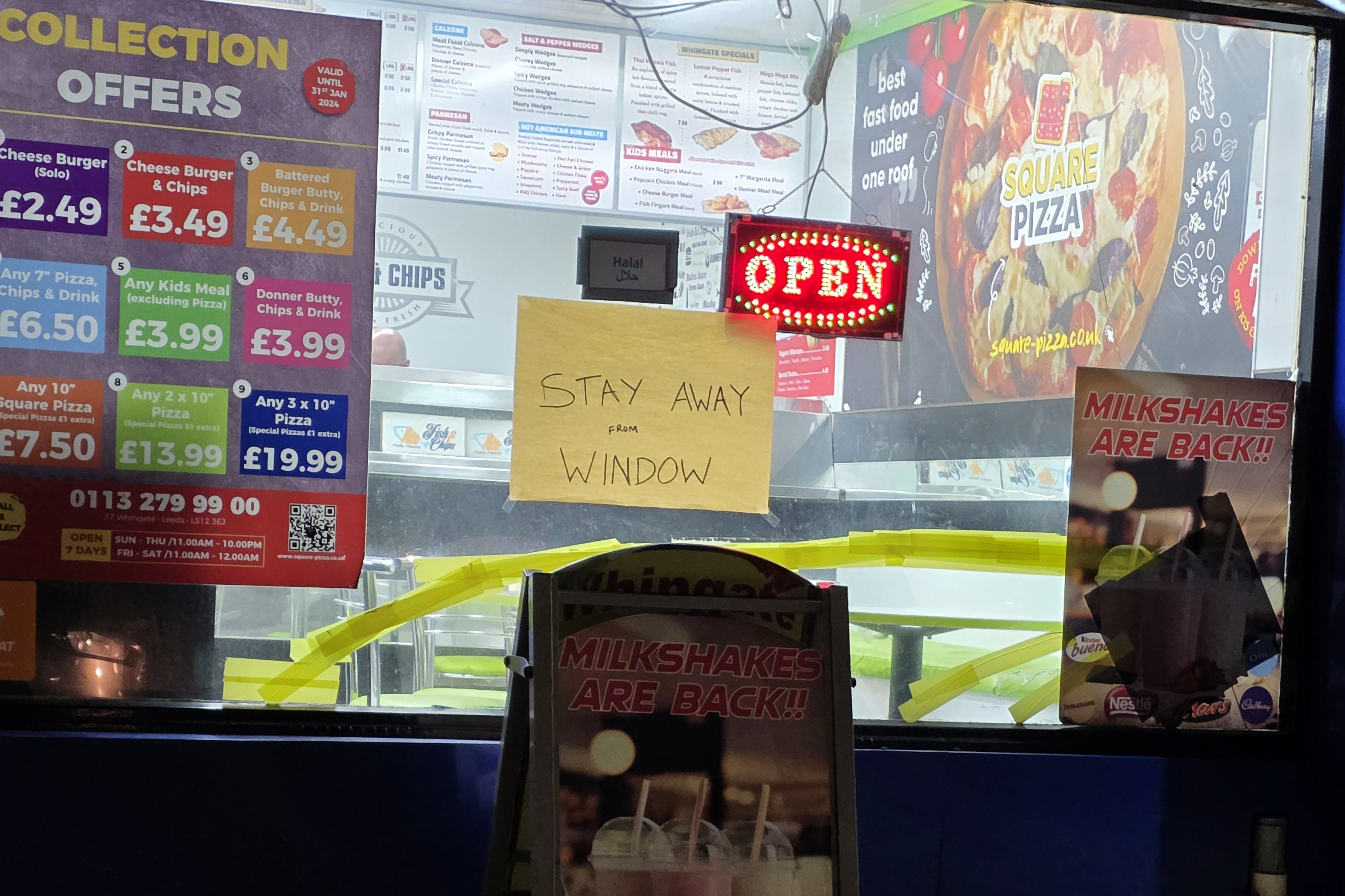 Stay away from window