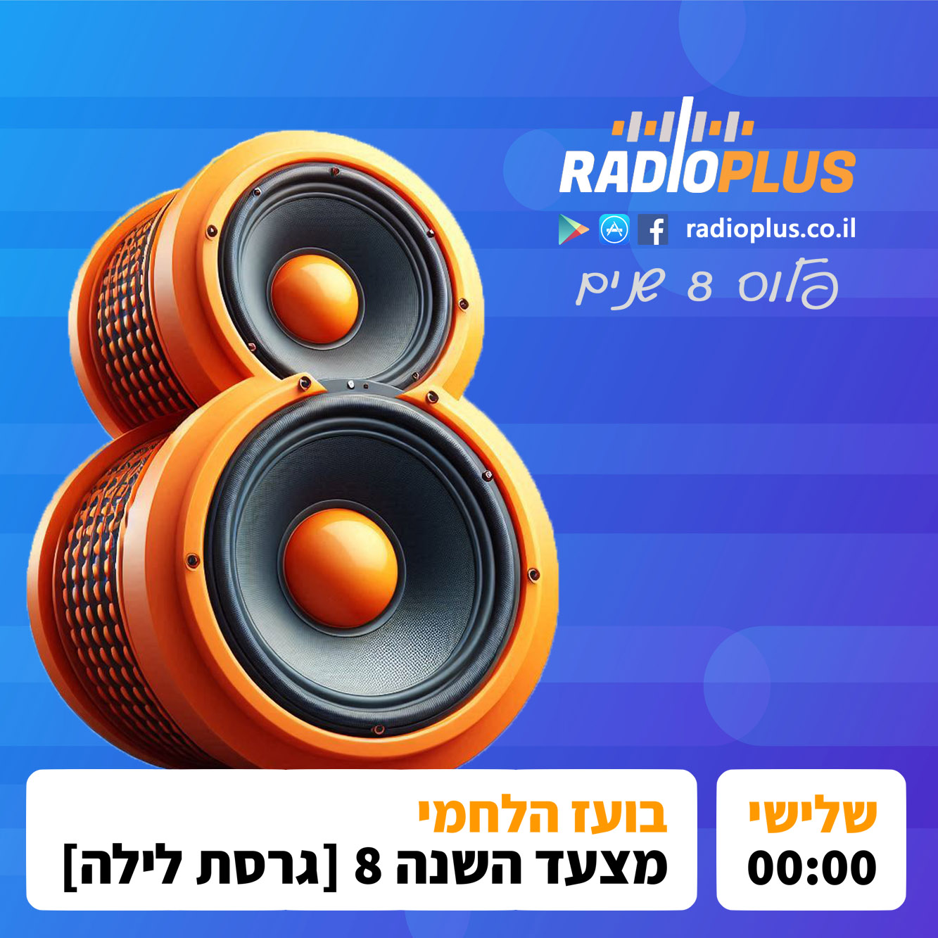 רדיו פלוס 8 שנים – בועז הלחמי – מצעד השנה 8 (גירסת הלילה) episode artwork