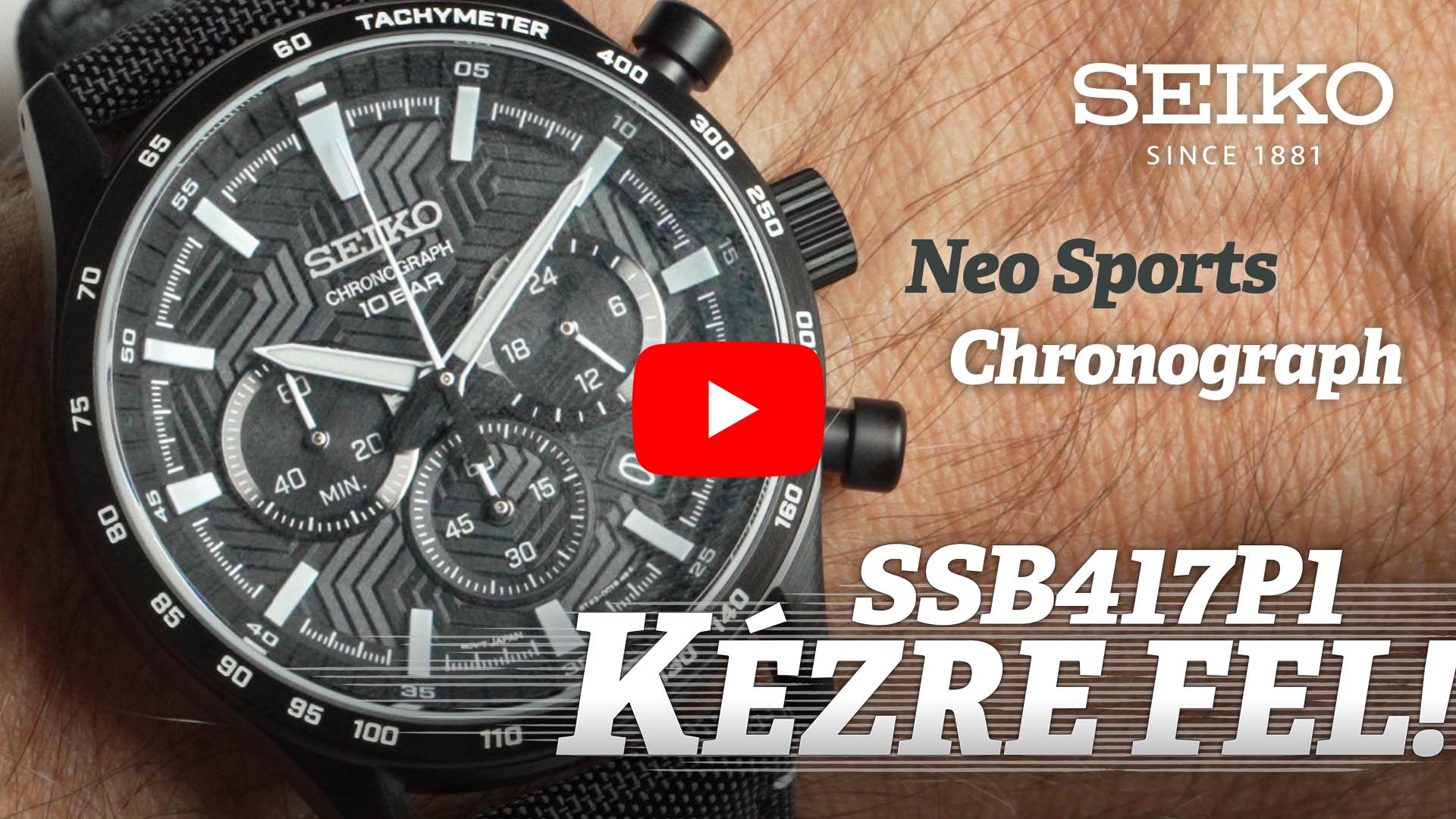 Kézre Fel! – Seiko Chronograph Neo Sports SSB417P1