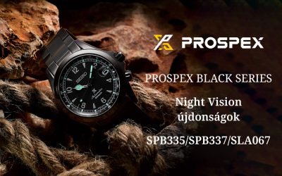 Prospex Black Series limitált modellek – SPB337 “Alpinist”, SPB335 és SLA067 a Night Vision sorozatban