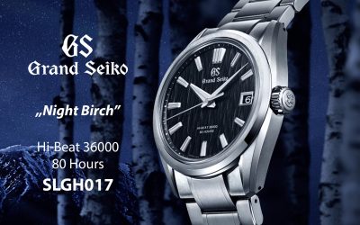 Grand Seiko “Night Birch” SLGH017G, mert a nyírfaerdő feketében is lenyűgöző