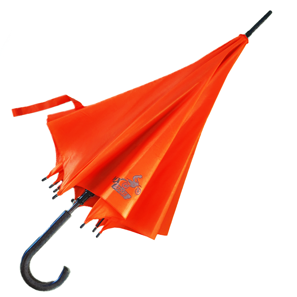 Байкленд Зонт-трость UNIT Standart оранжевый (арт.12393.20) с логотипом 