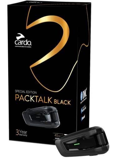 CARDO Мотогарнитура PACKTALK BLACK JBL SINGLE