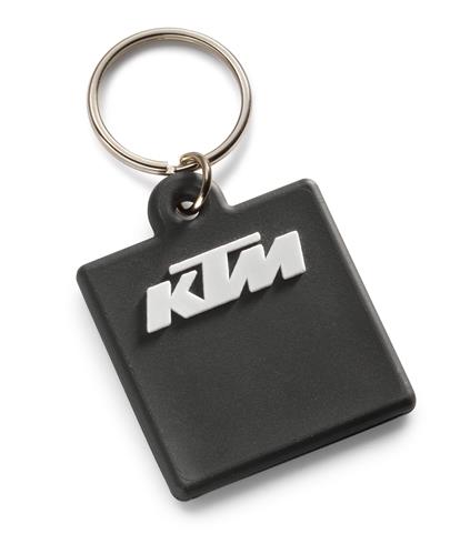 KTM Брелок LOGO RUBBER KEYHOLDER BLACK
