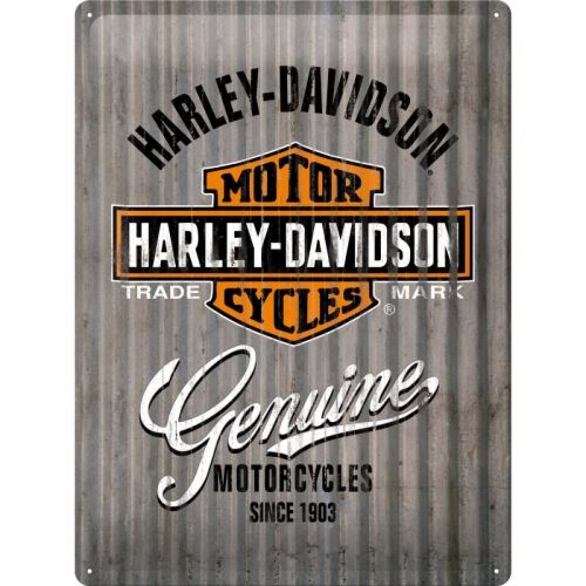 Металлическая табличка Harley-Davidson 30*40 см