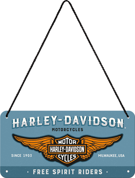 Металлическая табличка Harley-Davidson 10*20 см