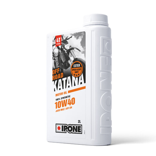 Масло IPONE KATANA OFF ROAD 10W40 моторное, 100% Synthetic with Ester, 2 литра 800367