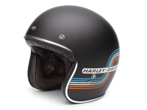 Мотошлем Harley-Davidson Retro Tank Stripe 3/4 Helmet