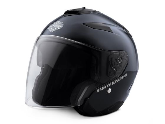 Мотошлем Harley-Davidson Maywood Interchangeable Sun Shield H27 3/4 Helmet Blue