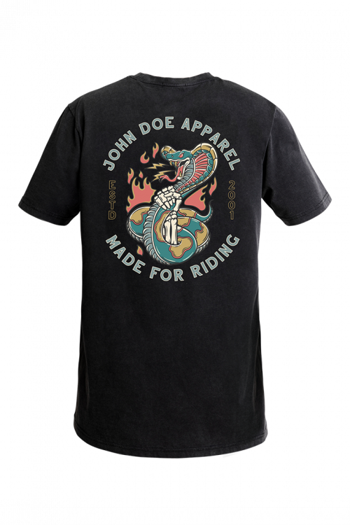 Футболка мужская John Doe T-Shirt Snake II Black