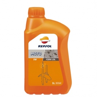 Масло Repsol MOTO FORK OIL 5W, 1л канистра,