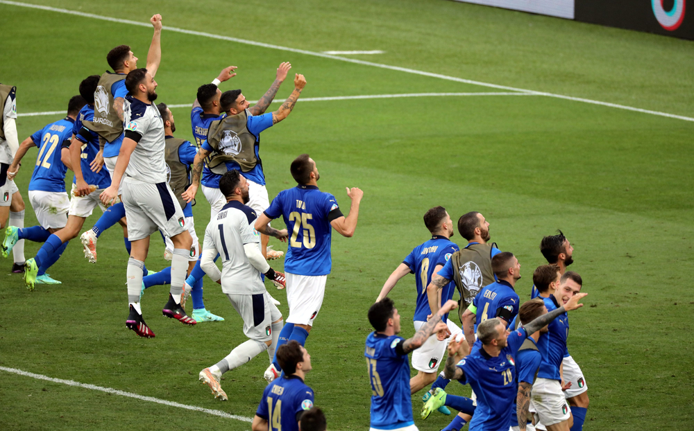 Rome,,Italy, ,June,20,,2021:,Italian,Players,Celebrate,After