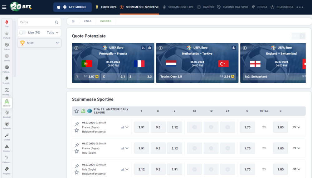 Sport,Virtuali,Con,20Bet,Screenshot,Del,Palinsesto,Dal,Sito