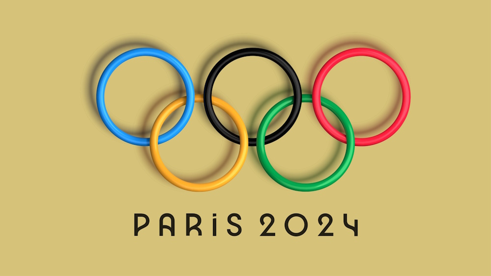 Pallavolo,Olimpiadi,2024,Immagine,Con,Anelli,Olimpici,E,Scritta,Paris,2024