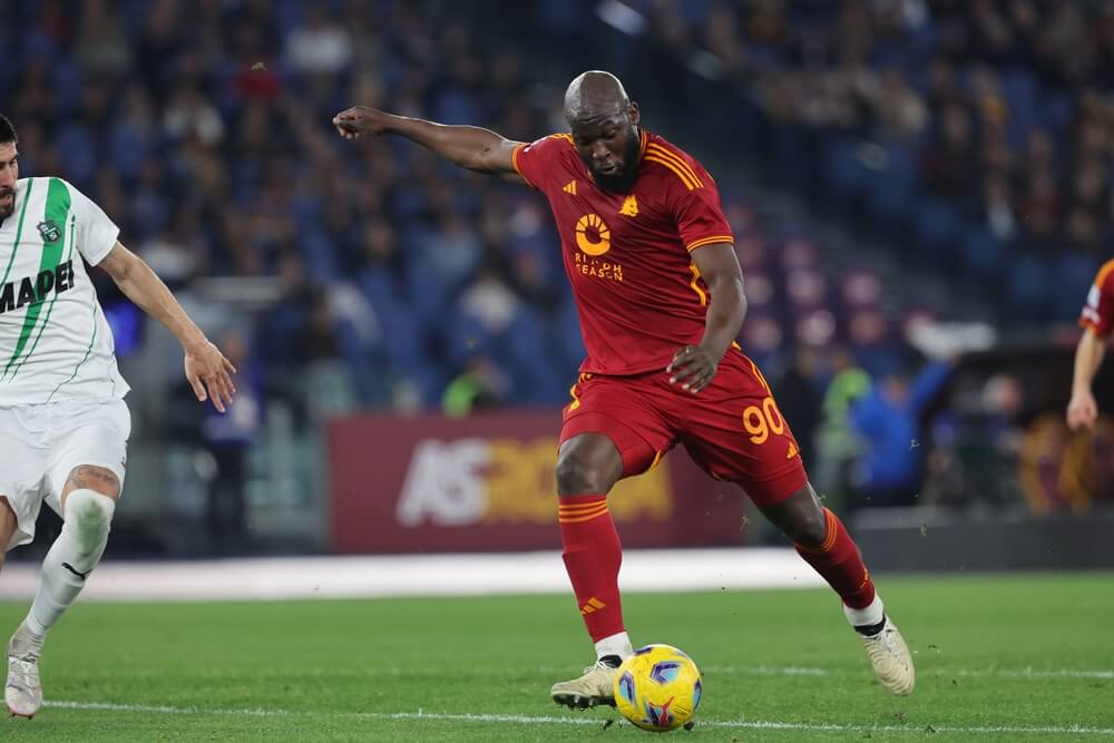 Rome,,Italy,17.03.2024:,Romelu,Lukaku,Of,Roma,During,The,Italy