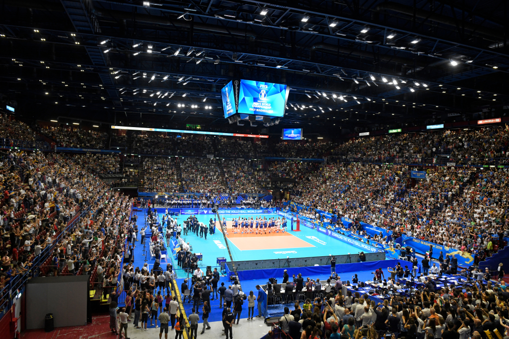 Italia,Stati,Uniti,Del,09,08,2024,Immagine,Campione,Palazzetto,Pallavolo