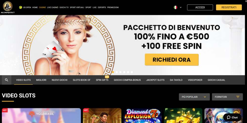 Recensione,Completa,Olympusbet,Screenshot,Pagina,Casinò,Dal,Sito,Ufficiale