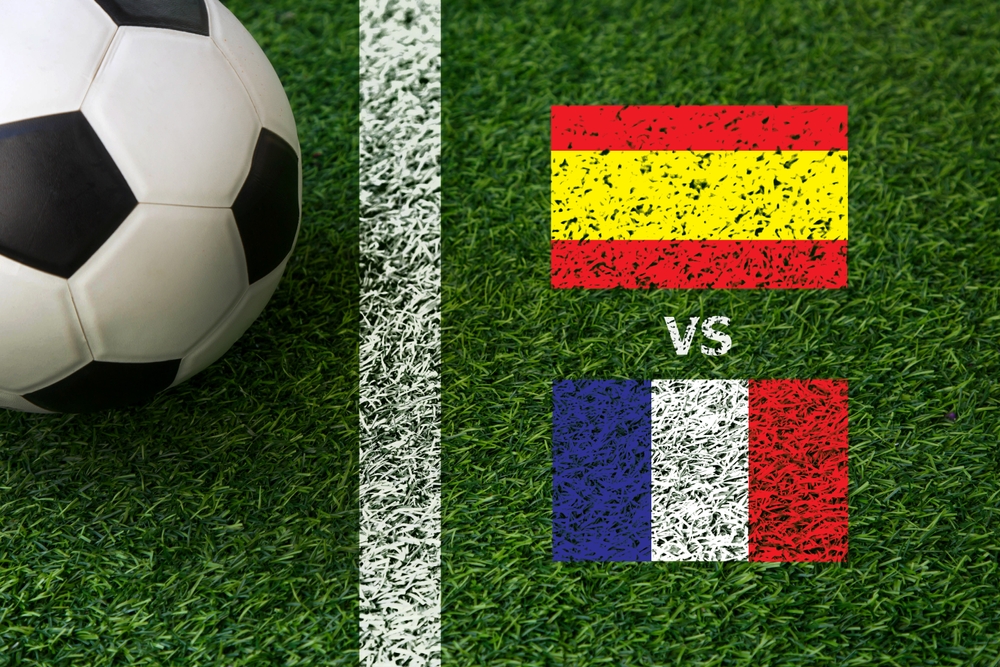 Football,Match,Spain,Vs,France;,European,Football,Tournament,Competition