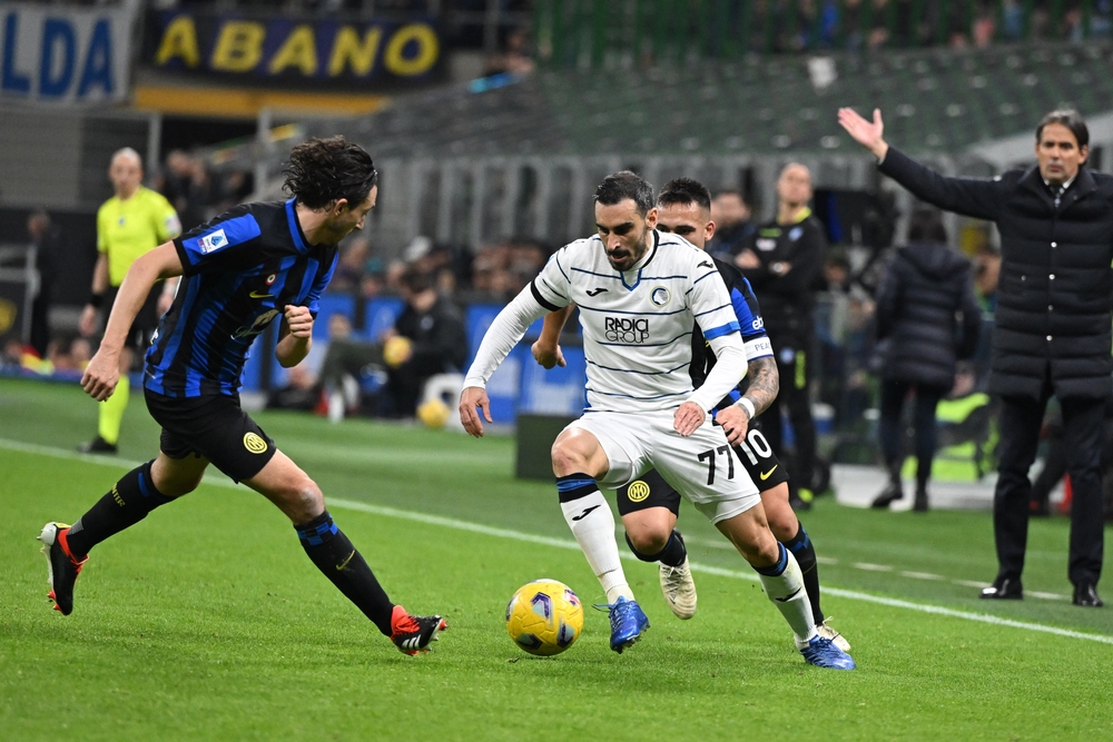 Inter,Fc,Internazionale,And,Atalanta,Bc,Serie,A,Match,On