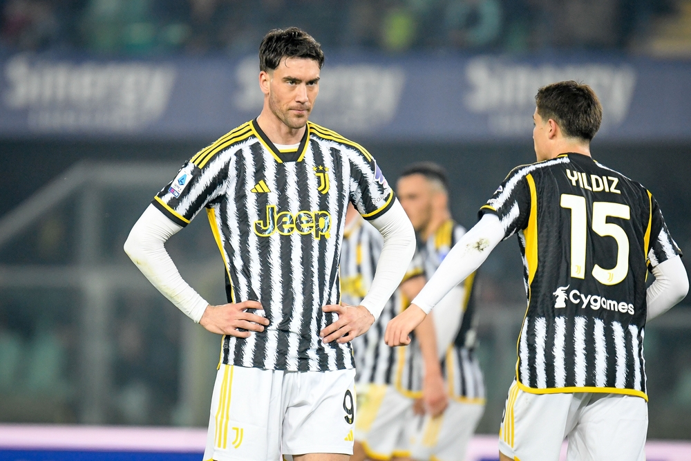 Verona,,Italy,,February,17,,2024,,Juventus's,Dusan,Vlahovic,Portrait,During