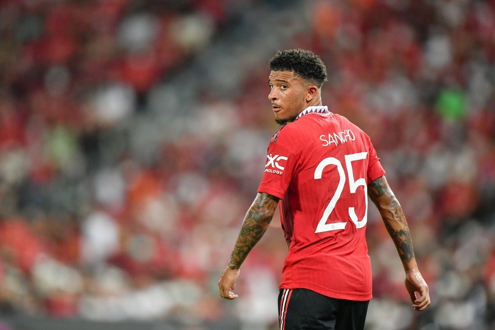 Bangkok,Thailand,July,12 2022:jadon,Sancho,Of,Manchester,United,Seen,In