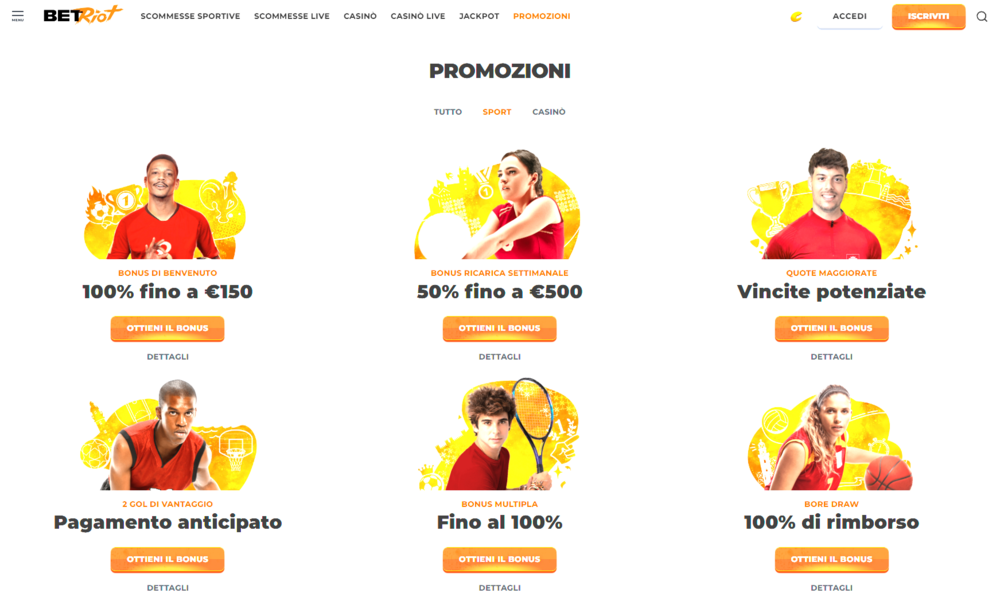 Promo sport betriot