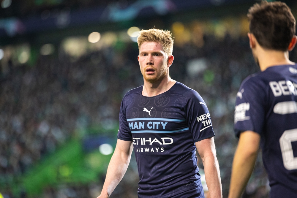 Kevin,De,Bruyne,Del,Manchester,City,Foto,In,Divisa,Durante,Una,Partita