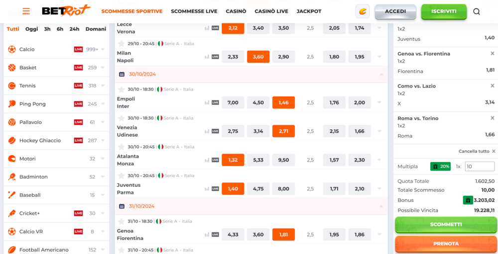 Scommesse,Multiple,1X2,Sulla,Serie,A,Screenshot,Dal,Sito,Di,Scommesse,BetRiot