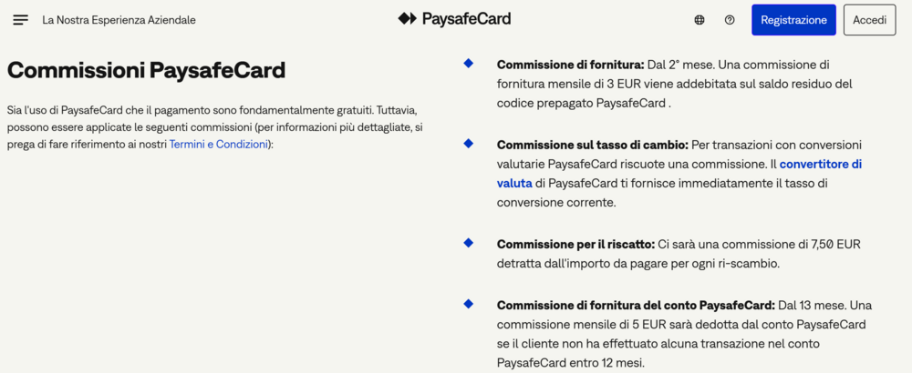 Commissioni,Di,Paysafecard,Screenshot,Dal,Sito,Ufficiale