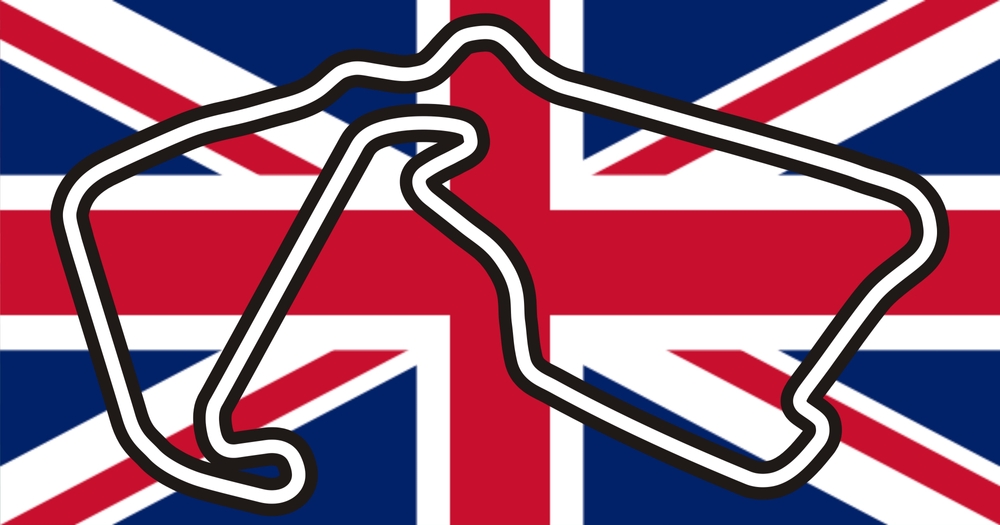 Northamptonshire,,Uk.,A,World's,Tracks,Collection,,Silverstone,Racecourse,Illustration,With,Chi,Vincerà,Il,GP,Di,Gran,Bretagna,Di,MotoGP