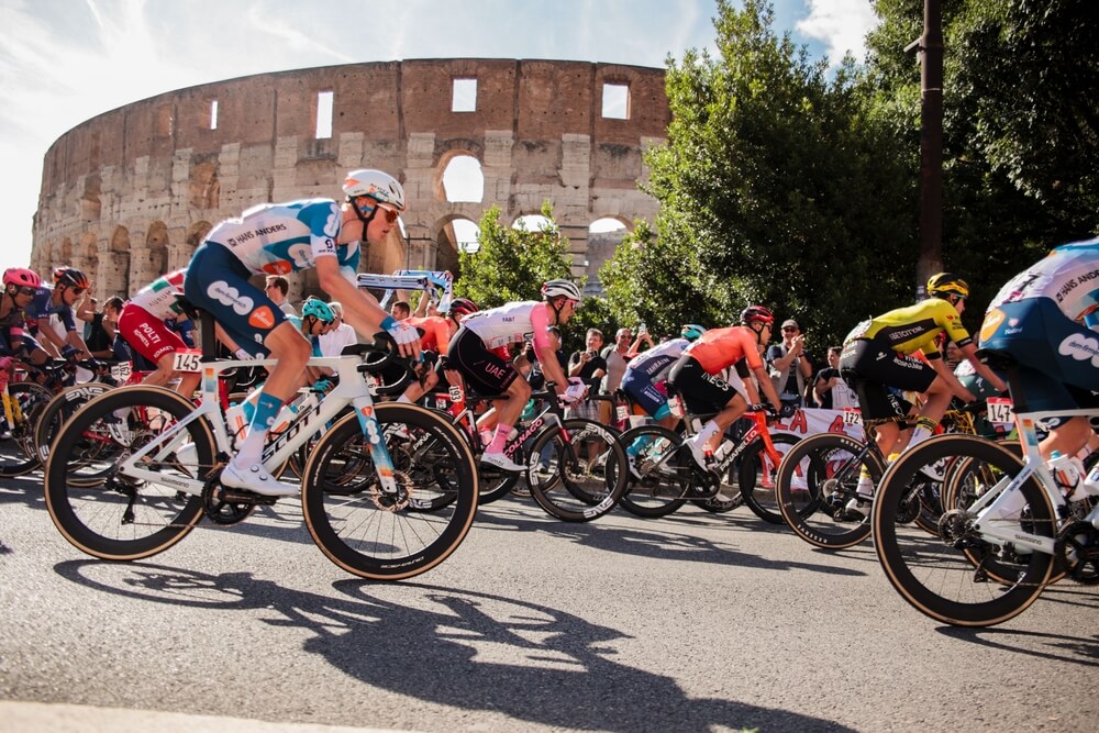 Rome,,Italy,26th,May,2024:,Group,Of,Pro,Cyclists,During,Chi,Vincerà,Il,Giro,D'Italia