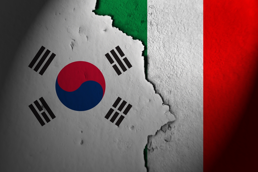 Relations,Between,South,Korea,And,Italy.,South,Korea,Vs,Italy,Corea del Sud-Italia