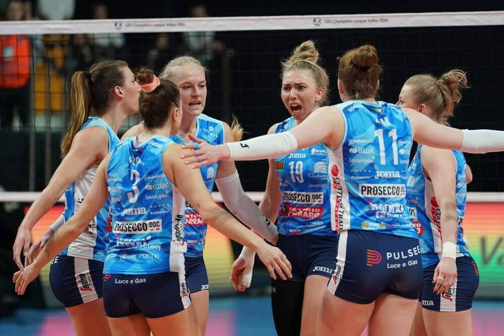 Istanbul,,Turkiye, ,February,20,,2024:,Imoco,Volley,Conegliano,Players,Conegliano-Scandicci