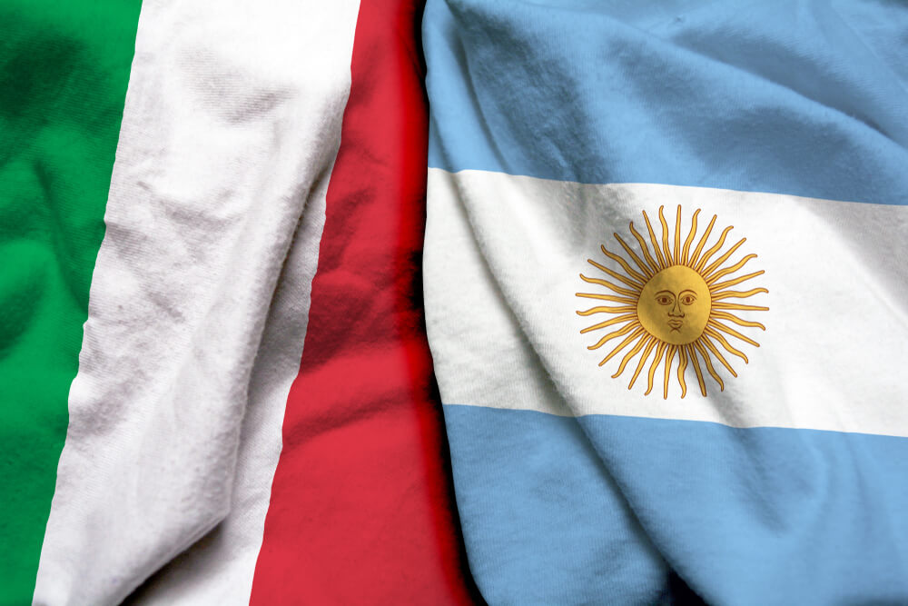 Italy,And,Argentina,Flag,Together,Argentina-Italia