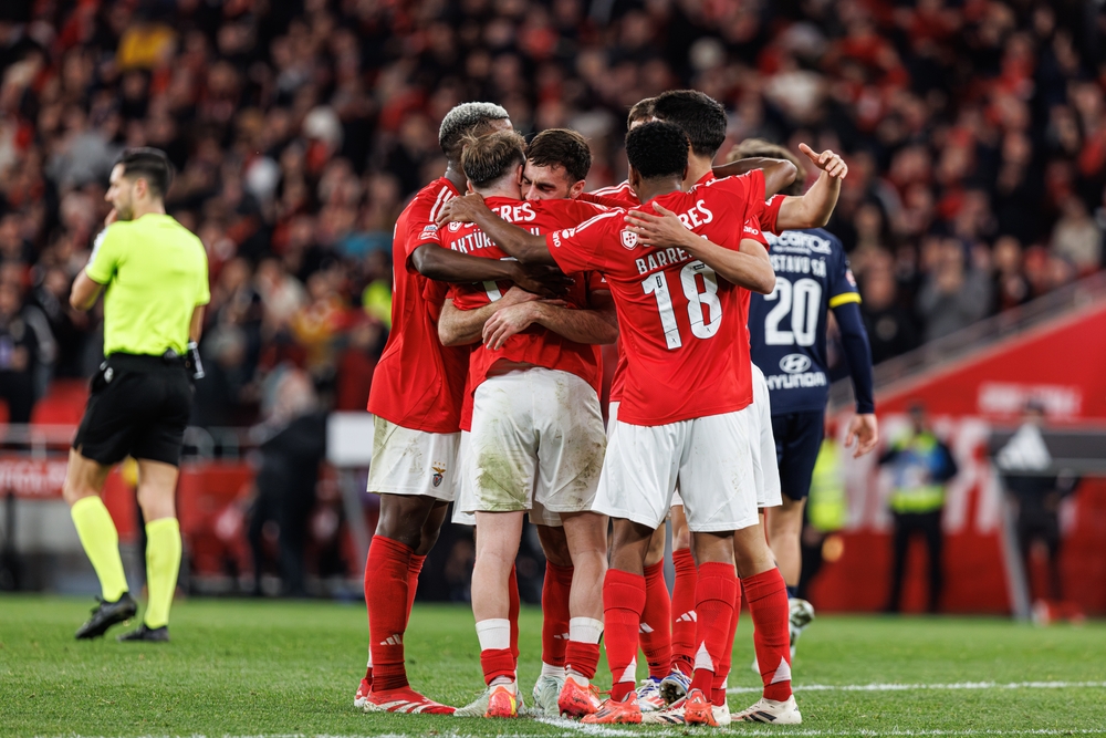 Lisbon,,Portugal, ,01,17,2025:,Players,Of,Sl,Benfica,Benfica-Chelsea 