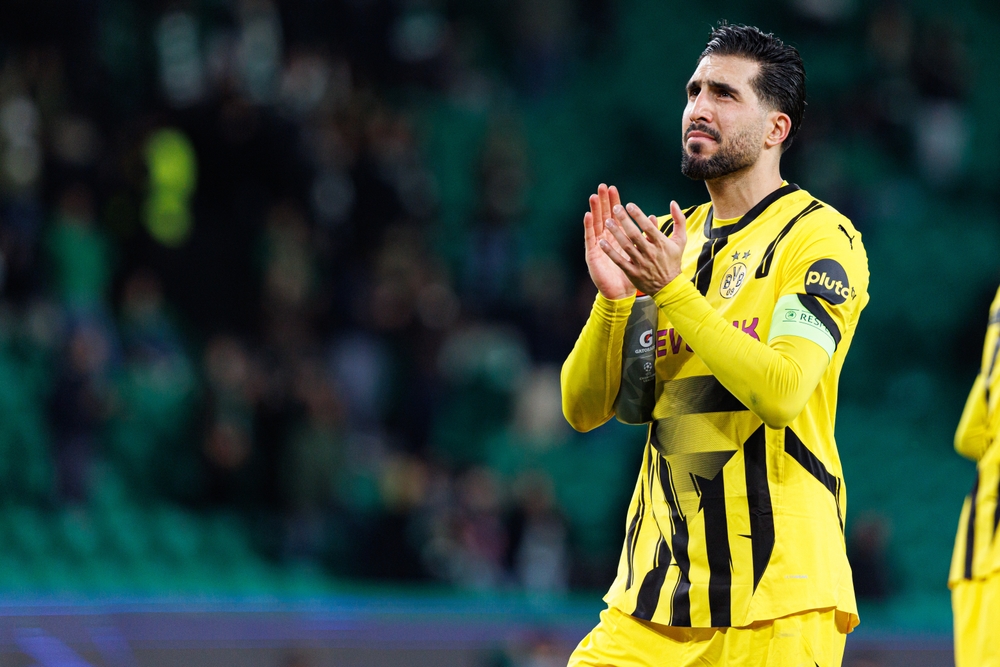 Lisbon,,Portugal, ,02,11,2025:,Emre,Can,Seen,During,Borussia Dortmund-Monterrey