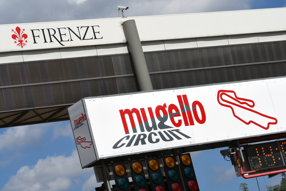 Scarperia,,Mugello, ,28,August,2020:,Logos,Of,The,Mugello,Chi,Vincerà,Il ,Gp,D'Italia,Di,MotoGP