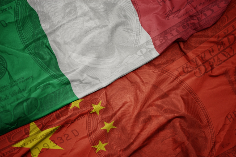 Waving,Colorful,Flag,Of,Italy,And,National,Flag,Of,China,Cina-Italia